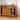 Sideboard Buffet Entry Cabinet Sliding Doors Metal Bar Handles 4-Shelves, Cherry Color