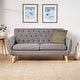preview thumbnail 7 of 19, Bernice Mid-century Modern Petite Sofa by Christopher Knight Home