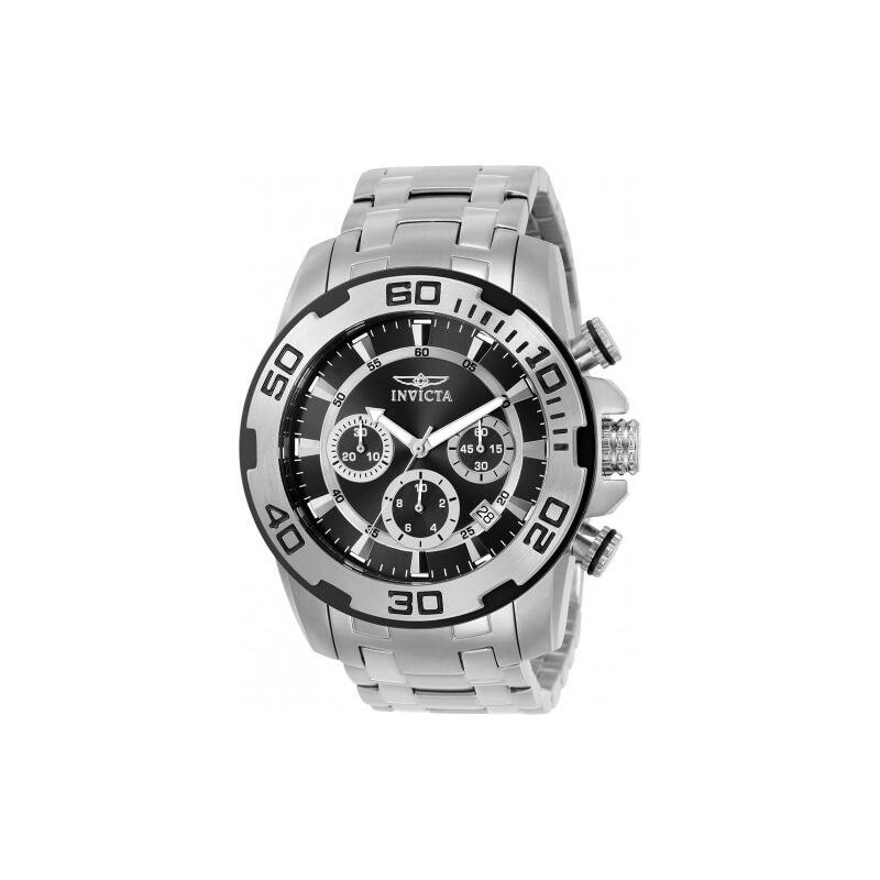 Invicta Men's 22318 Pro Diver Quartz Chronograph Black Dial Watch