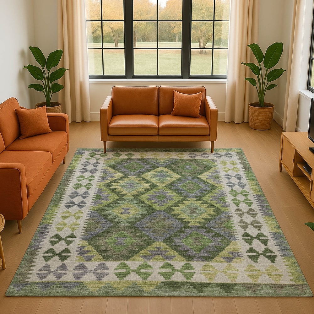 Premium Washable Super Soft Traditional Global Mayfield Rug
