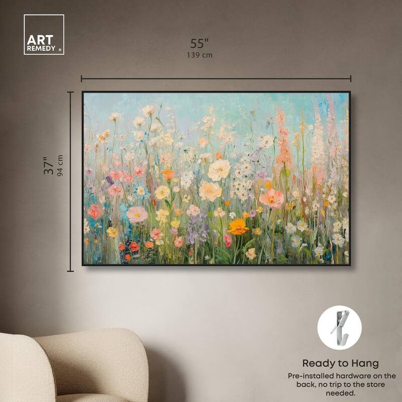 Soft Focus Flora II Canvas by Art Remedy