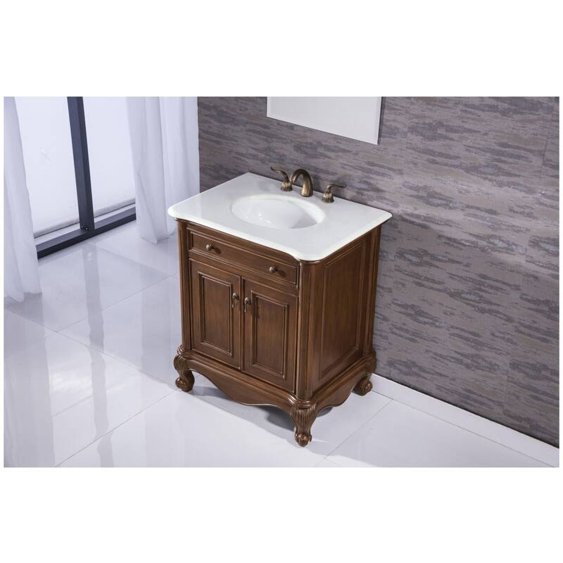 Elegant Lighting VF-1032-VW Berkshire 30" Free Standing Single Basin