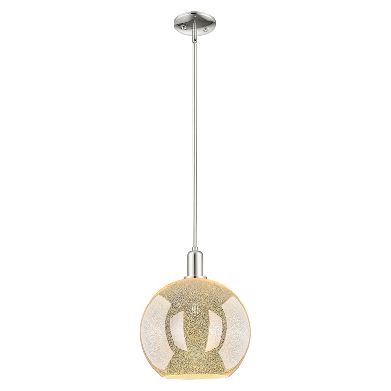 Innovations Lighting Endless Possibilities Arcadia - Athens - 1 Light 12" Stem Hung Mini Pendant - Mercury/Polished Nickel