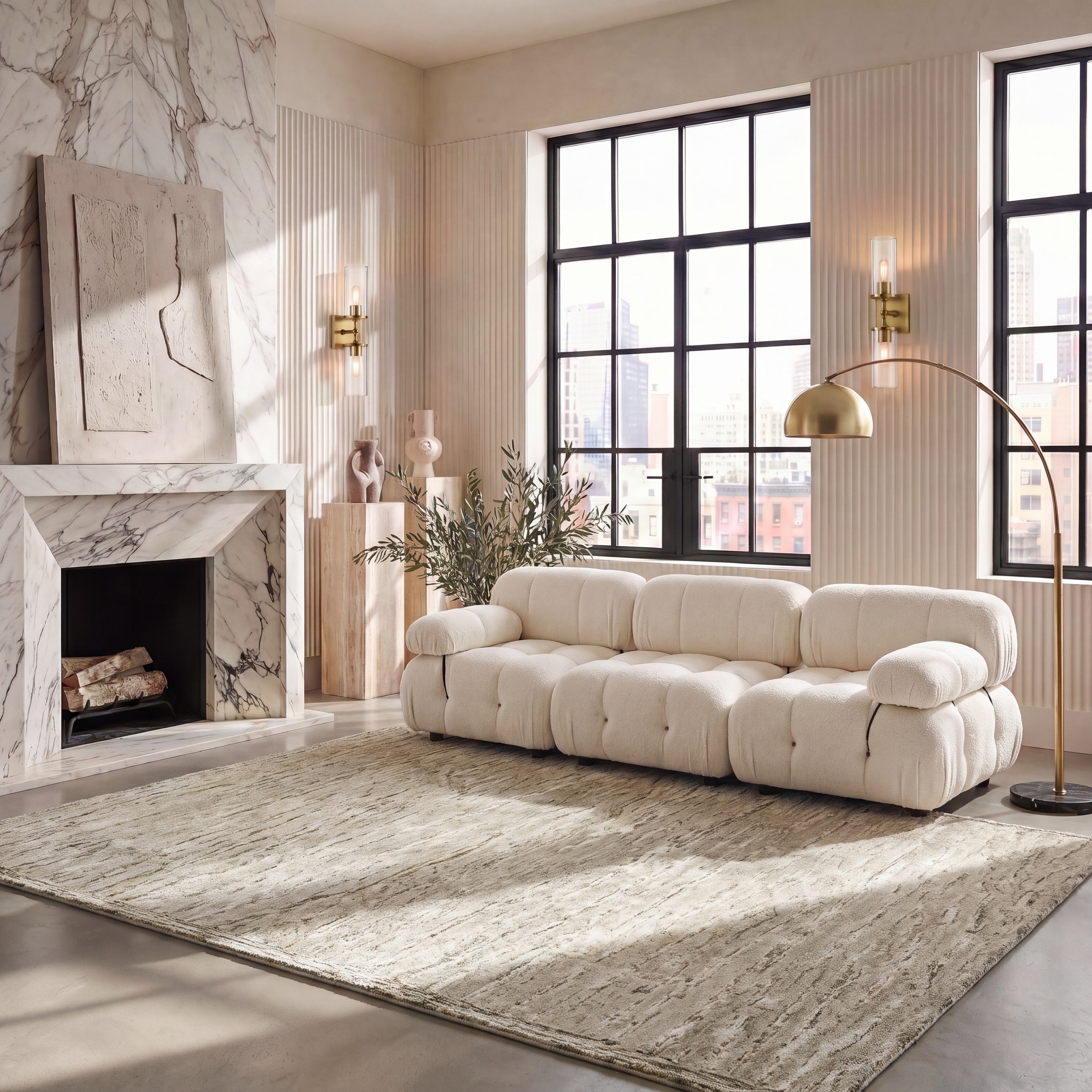 SAFAVIEH Handmade Abstract Herondina Wool Rug