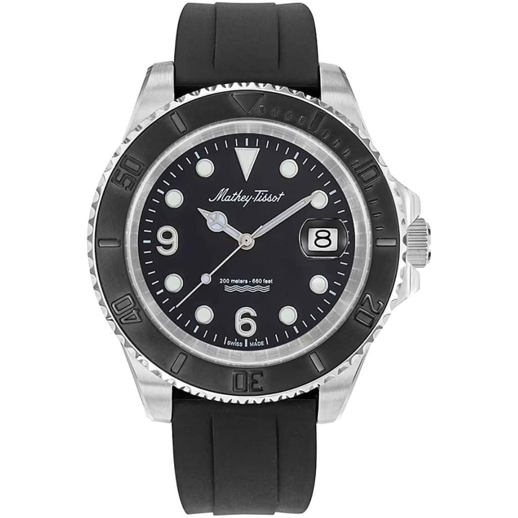 Mathey Tissot Men's Mathy Design Black Dial Watch - H909AN - 6 (36)