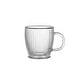 preview thumbnail 3 of 2, Fluted Savor Double Wall Espresso Glasses 5.4oz - Set of 2
