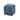 Chase Fabric Ottoman With Flip Tray Lid (Blue)