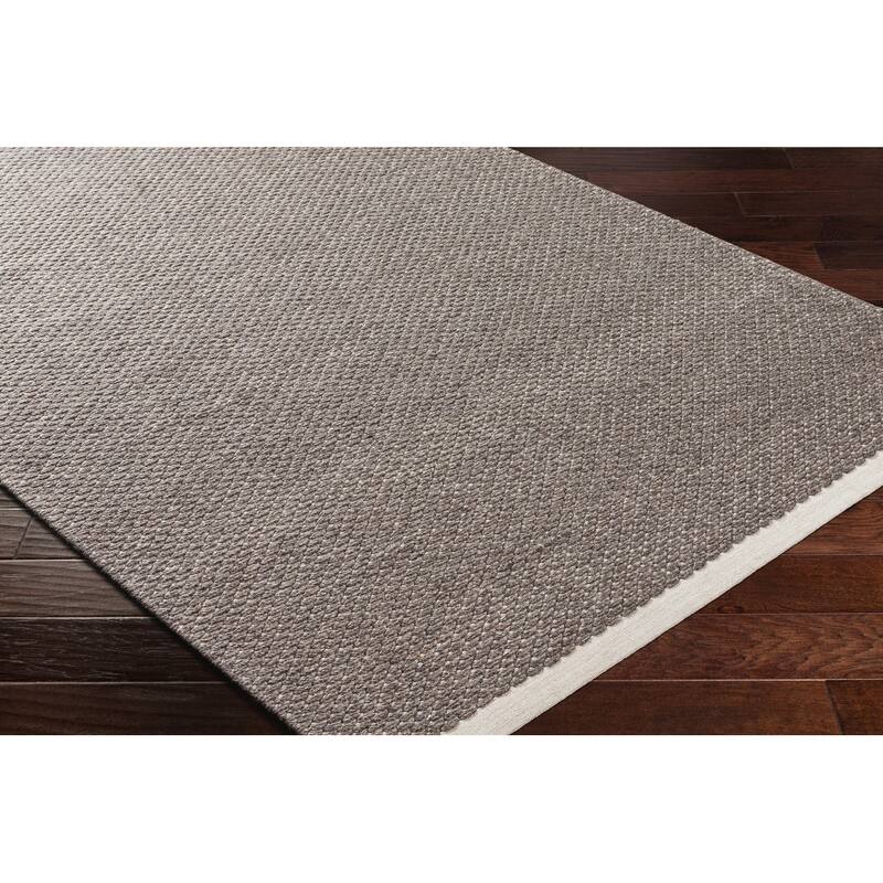 Abercom Handmade Casual Farmhouse Wool Area Rug