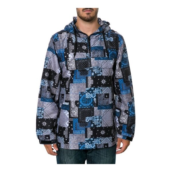 Shop Crooks Castles Mens The Luxe Bandit In Bandana Anorak