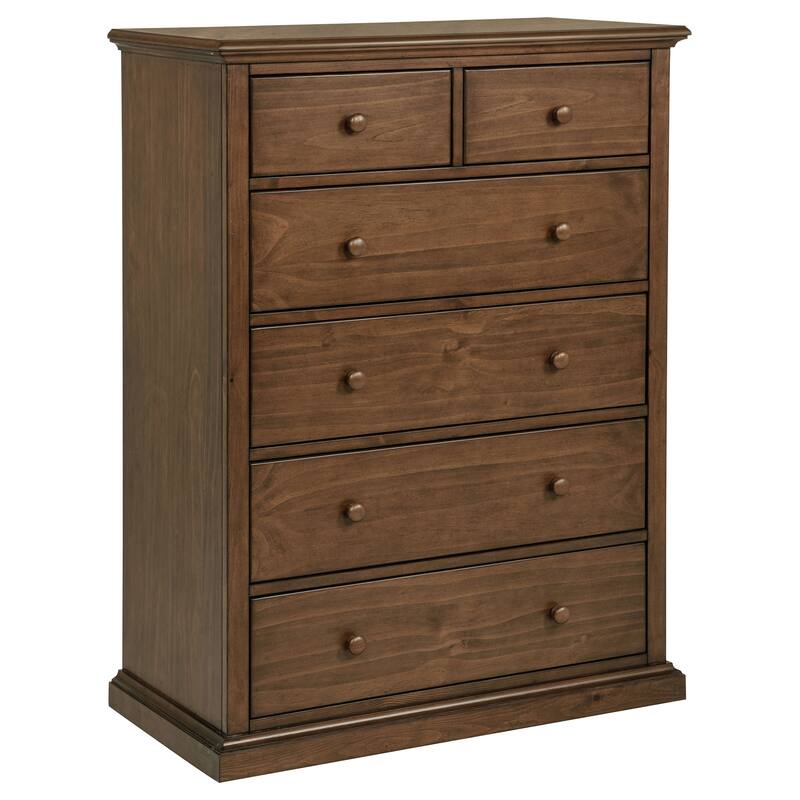 Sumerlin 6-drawer Bedroom Chest of Drawers - Medium Brown