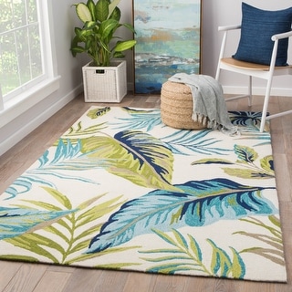Carson Carrington Brande Montego Blue/ Green Floral Indoor/ Outdoor ...
