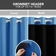 preview thumbnail 76 of 91, Deconovo 100 Percent Blackout with Liner Grommet Curtain (2 Panel)