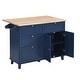 preview thumbnail 13 of 18, Farmhouse Kitchen Island Set with Drop Leaf and 2 Seatings,Dining Table Set with Storage Cabinet, Drawers and Towel Rack