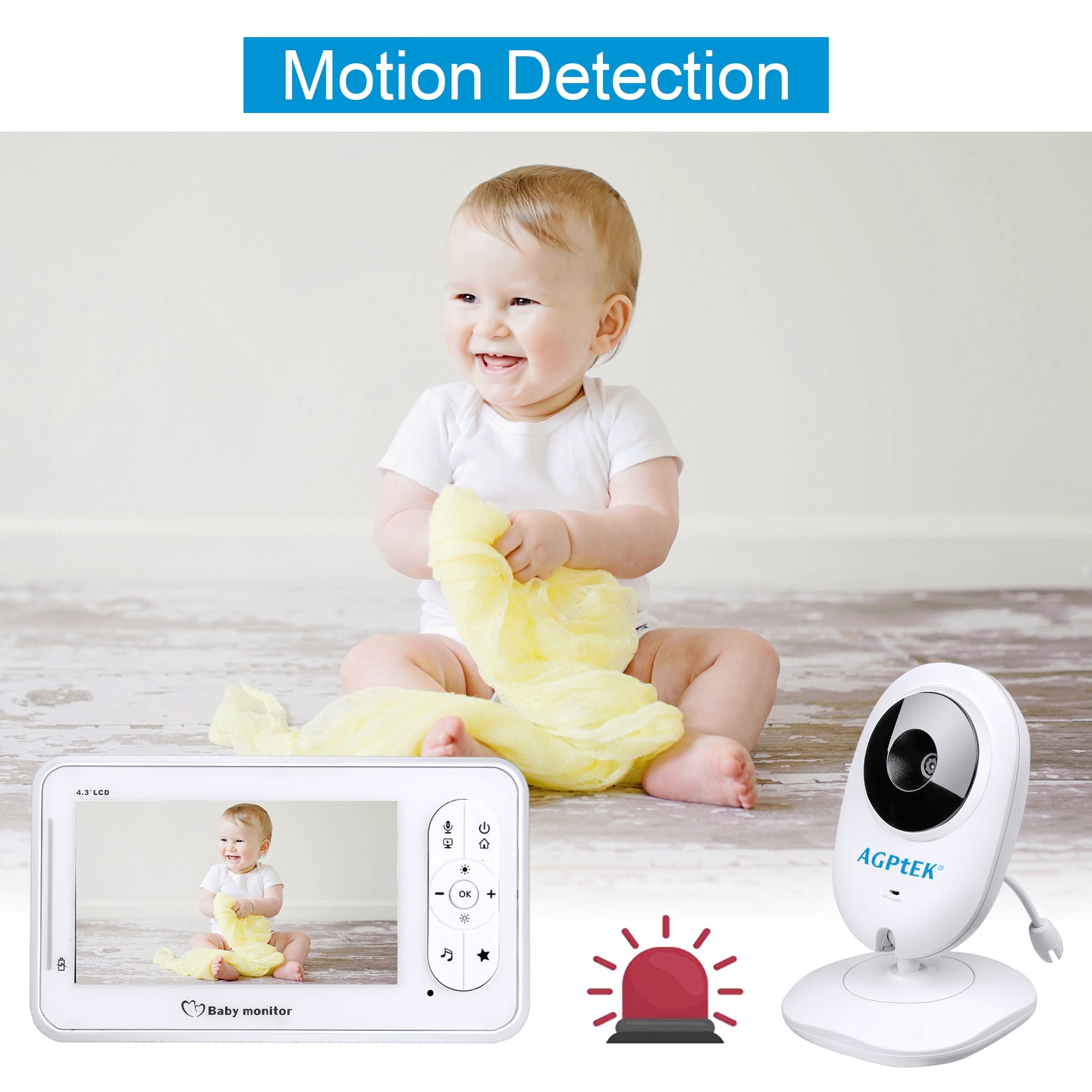 baby camera with temperature sensor