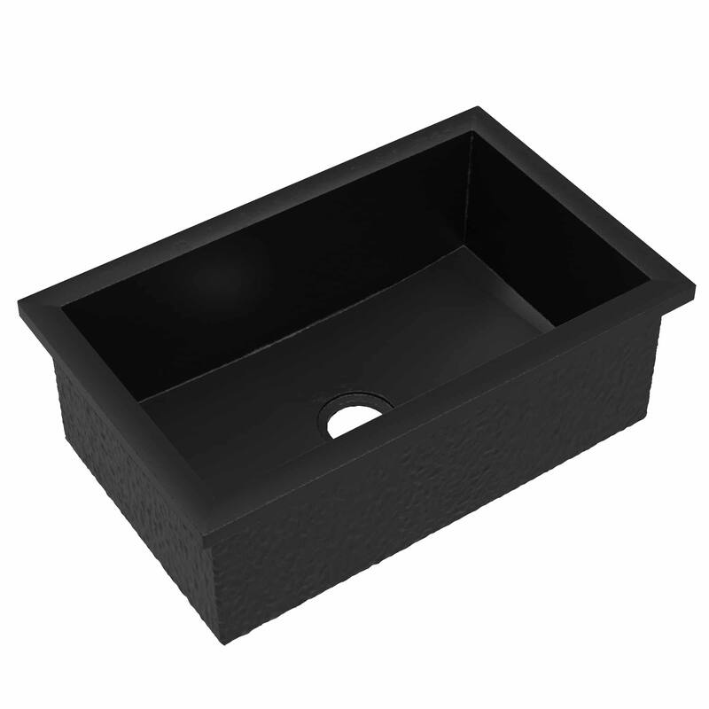 Pacifica 30-inch NativeStone Kitchen Sink - Charcoal