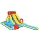 preview thumbnail 1 of 4, 7 in 1 Inflatable Water Slide Giant Double Long Slide Water Park - 245''x 132''x 88.5'' 245''x 132''x 88.5''