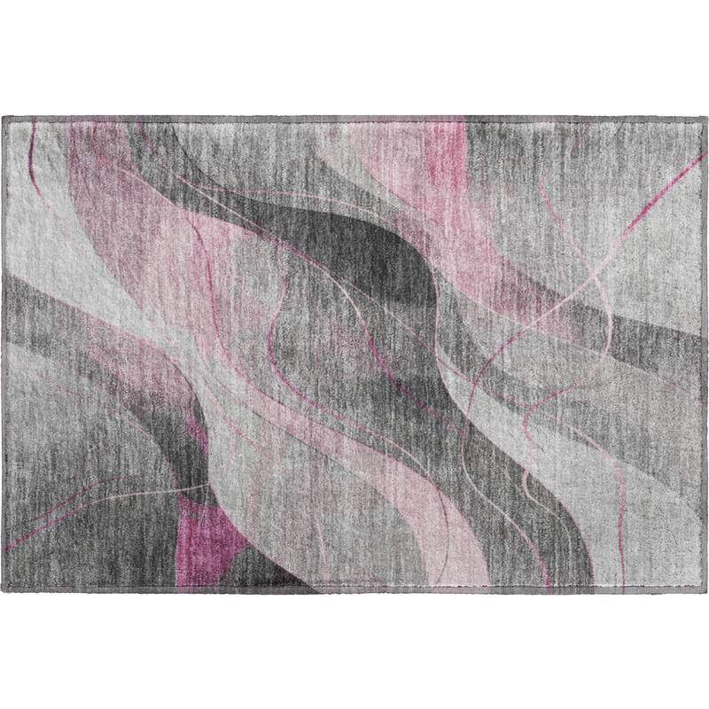 Premium Washable Super Soft Modern Waves Mayfield Rug