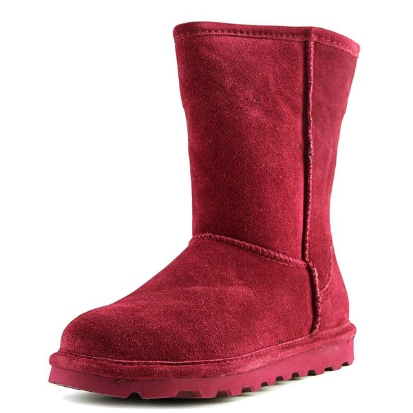 burgundy bearpaw boots