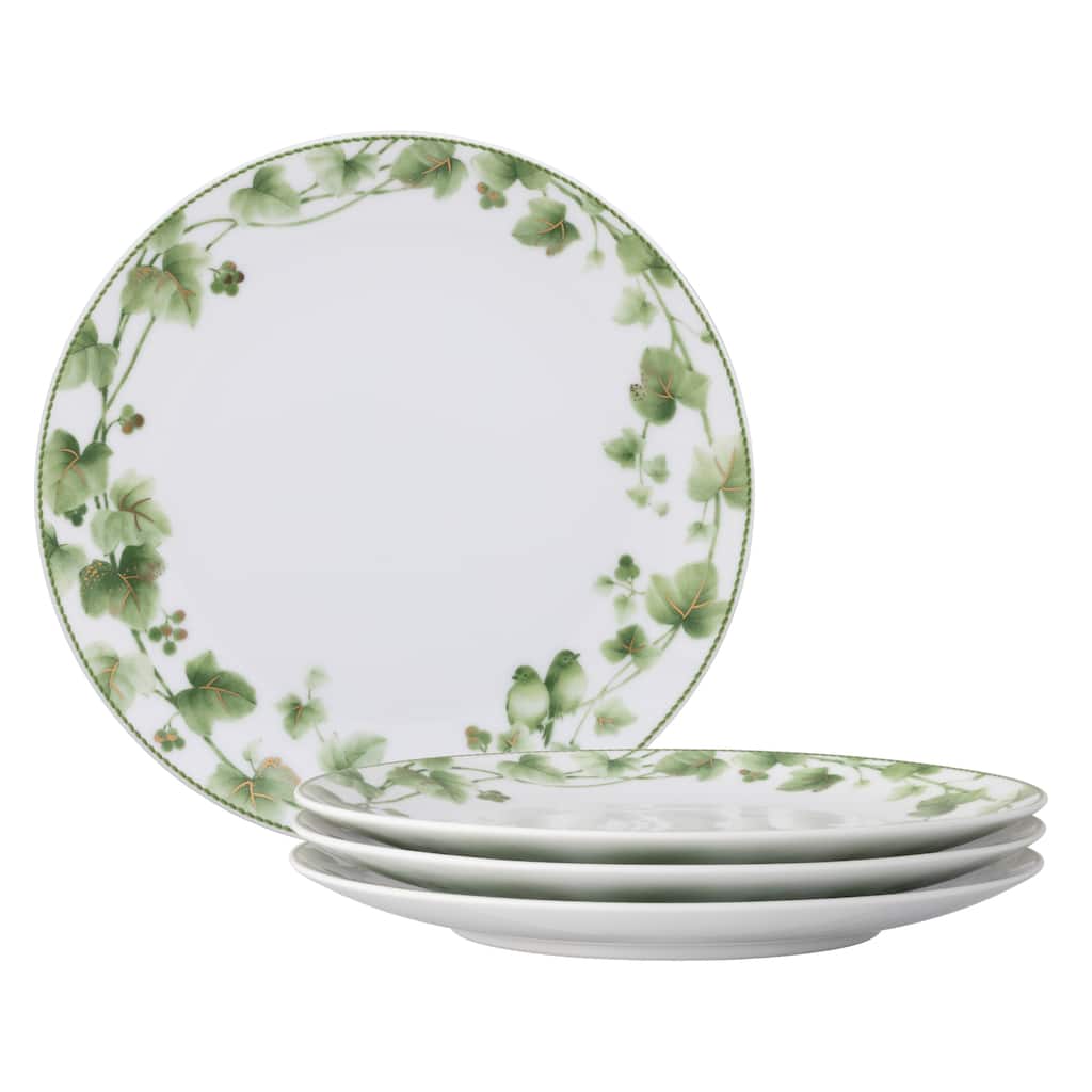 Ivy Whisper Set of 4 Salad Plates, 8.25"