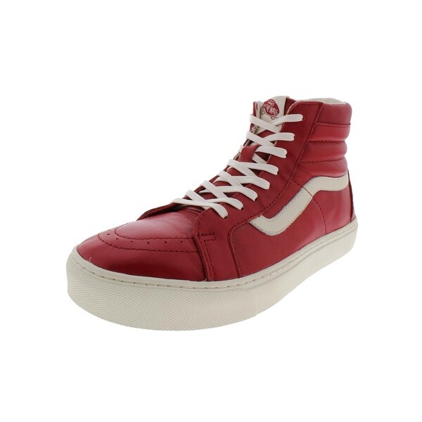 vans leather high tops mens
