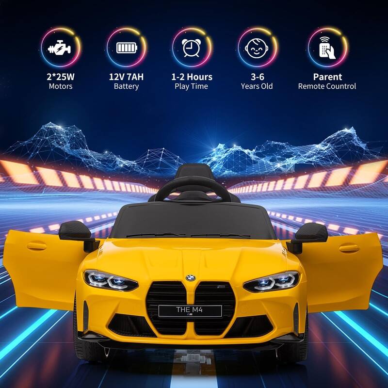 12V Toddler Electric Vehicle,Sports Car with Remote Control