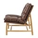 preview thumbnail 5 of 28, NPD Furniture Oswald Faux Leather Tufted Accent Chair