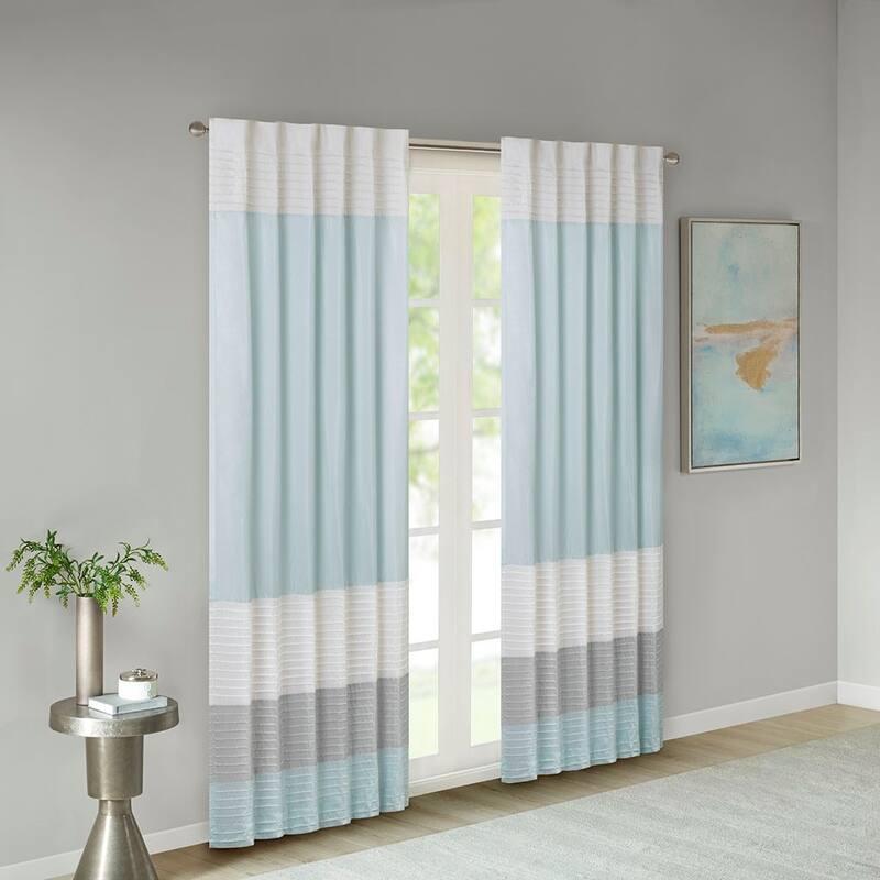 Polyoni Pintuck Curtain Panel