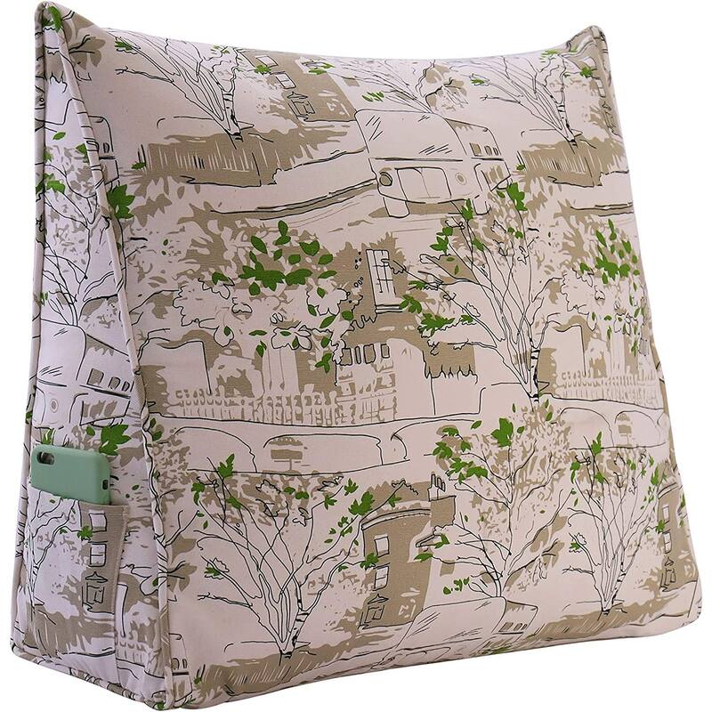 Bed Rest Reading Wedge Pillow Sofa Back Support Lounge Cushion Adult