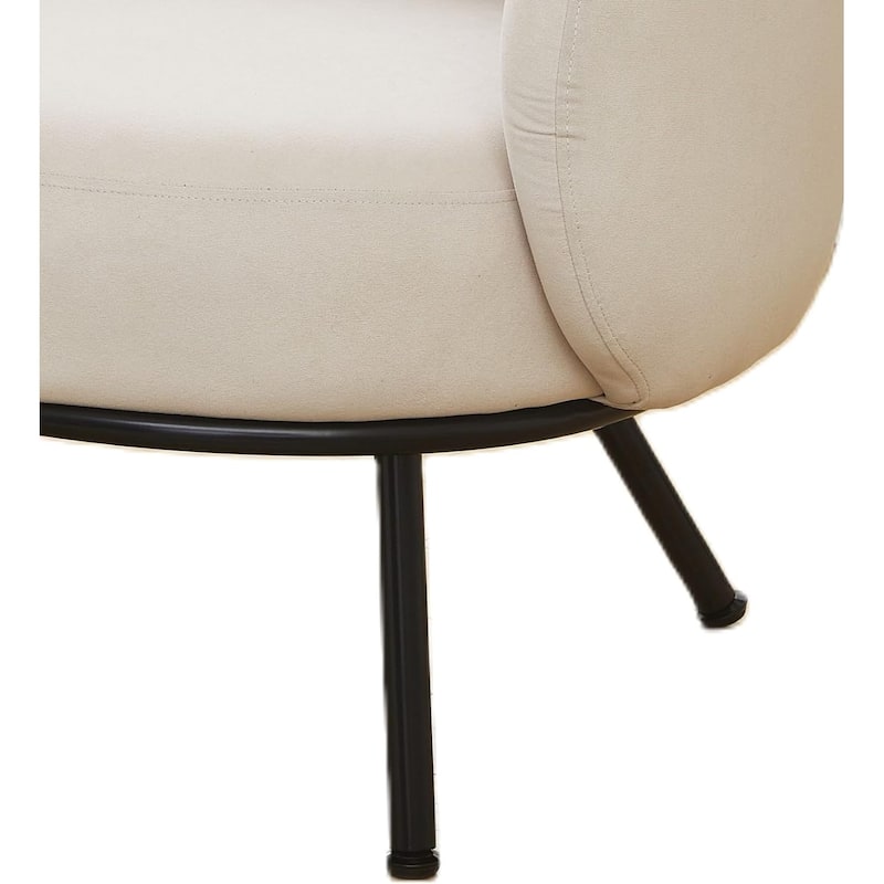 Luxury and Elegance Modern Channel Chair with Velvet Fabric Material Dense Foam and Heavy Webbing