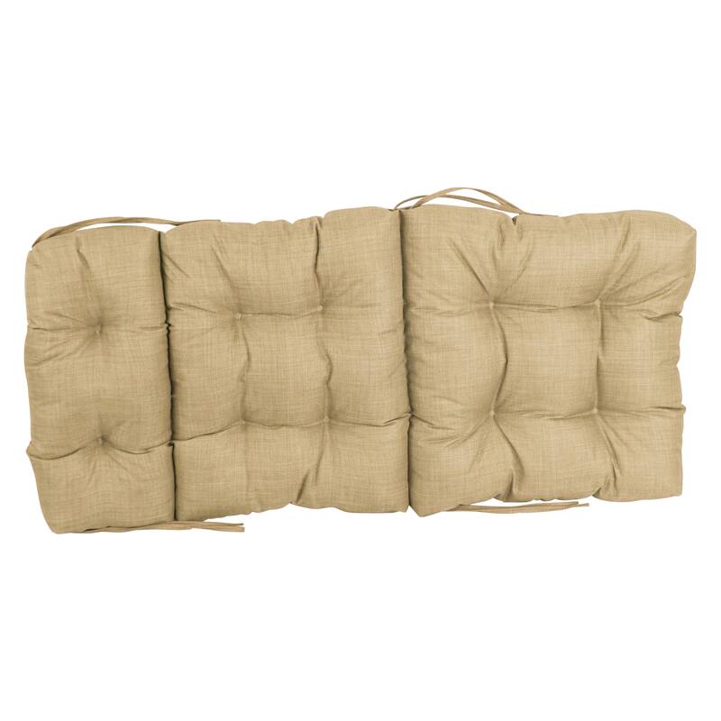 Multi-section Tufted Outdoor Seat/Back Chair Cushion (Multiple Sizes)