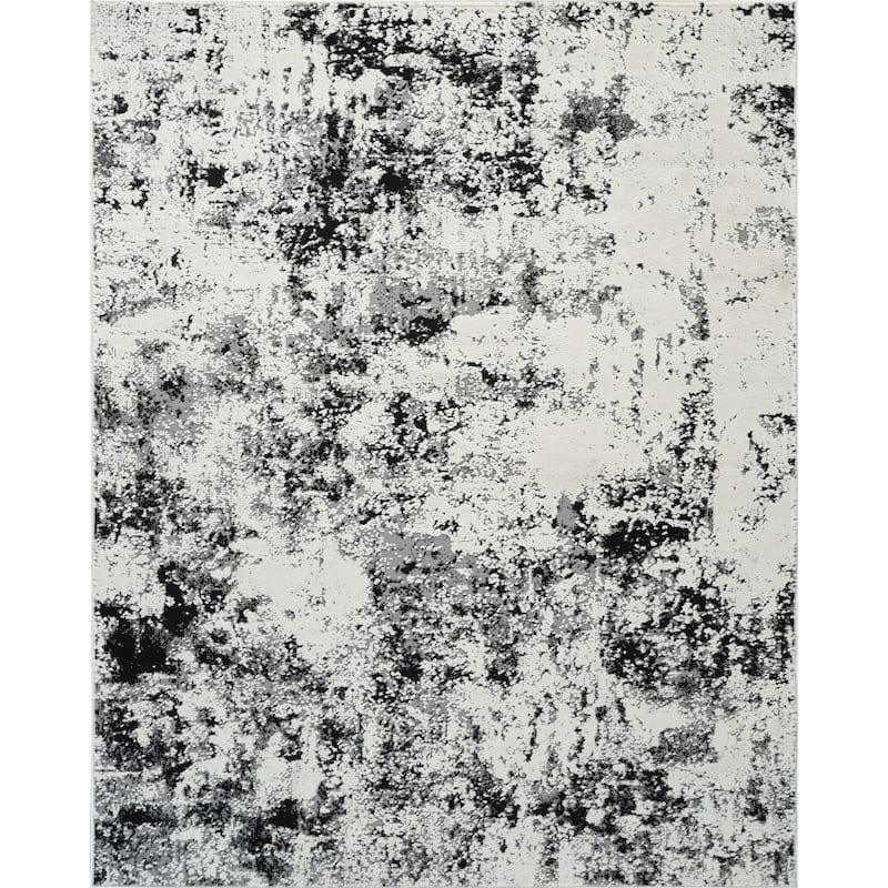 High-Low Pablo Rug - 8'9" x 11'10" - Ivory/Grey