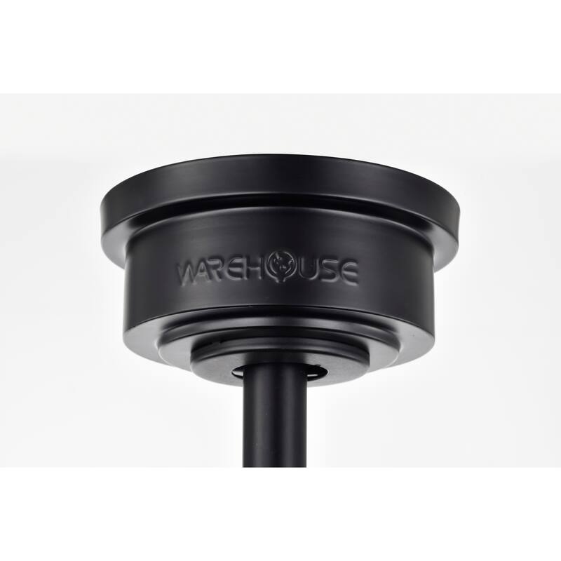 Jescha 52 Inch Matte Black Oil rubbed Finish Traditional Style Ceiling Fan with Remote