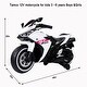 preview thumbnail 15 of 23, 12V Kids Motorcycle Ride-On Toy for Ages 3-6 with Training Wheels, Manual Throttle & LED Lights