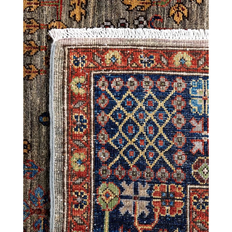 Serapi One-of-a-Kind Hand-Knotted Area Rug - Brown, 8' 0" x 9' 9" - 8' 0" x 9' 9"