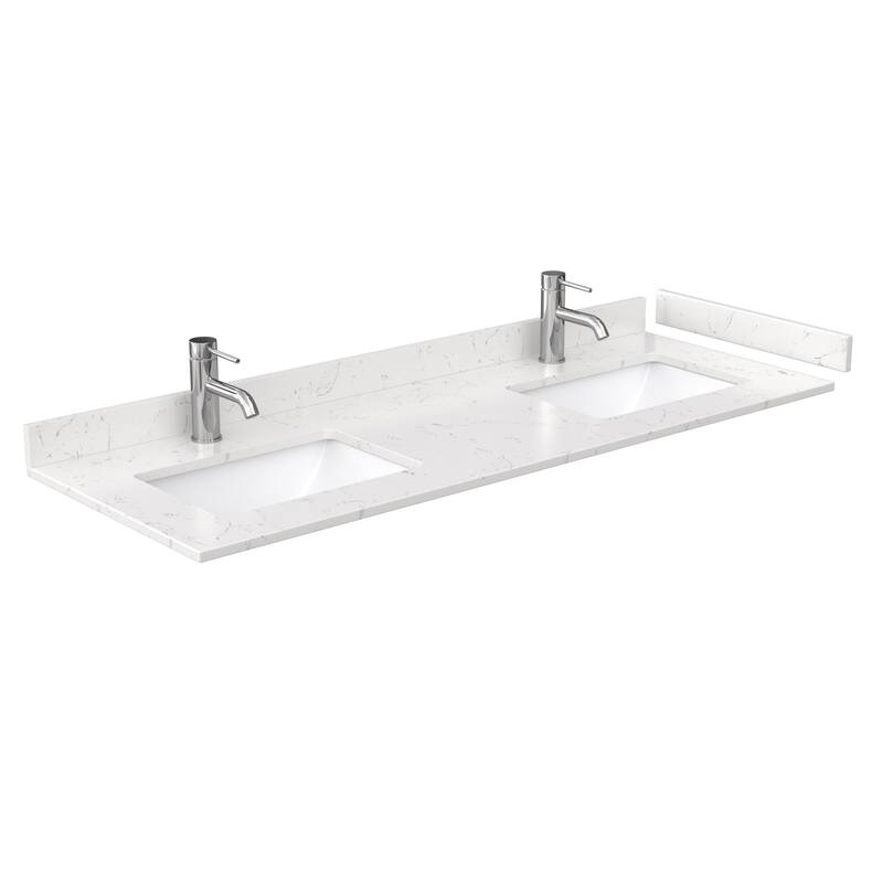 Wyndham Collection Maroni 60" Free Standing Double Basin Vanity Set
