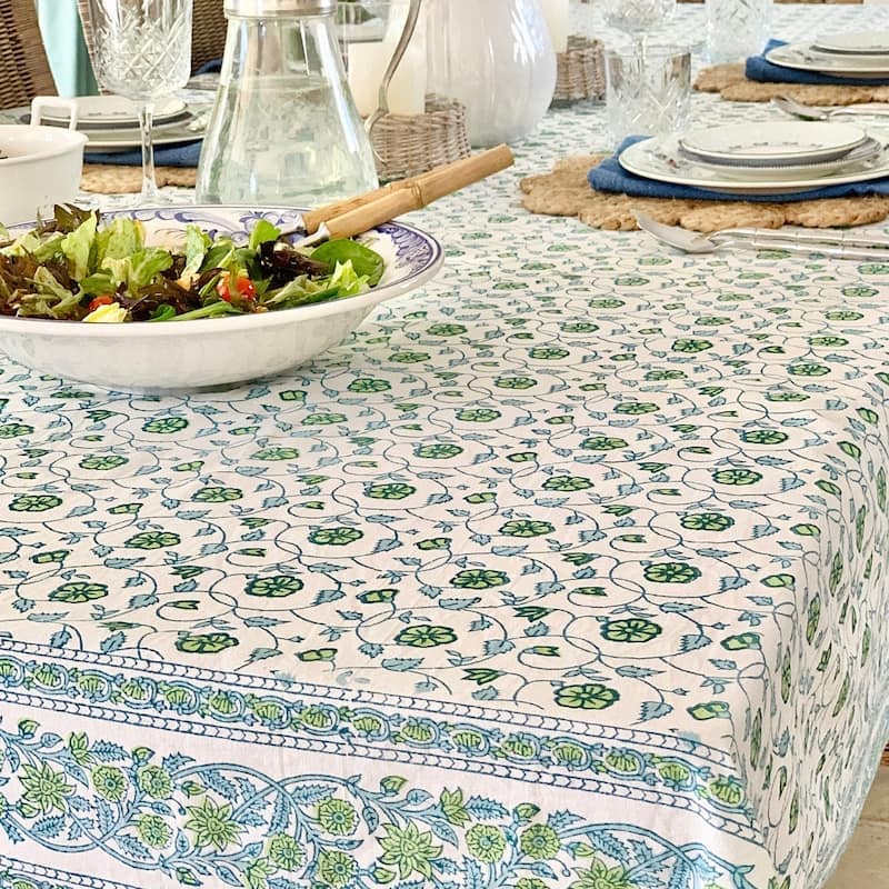 Sea Breeze Square Tablecloth - 60 x 60 sq in