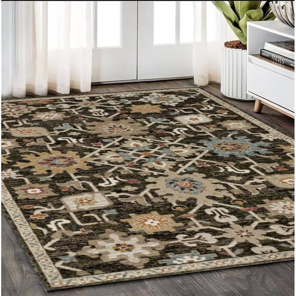 HomeRootsOriental Traditional Rectangle Area Rug