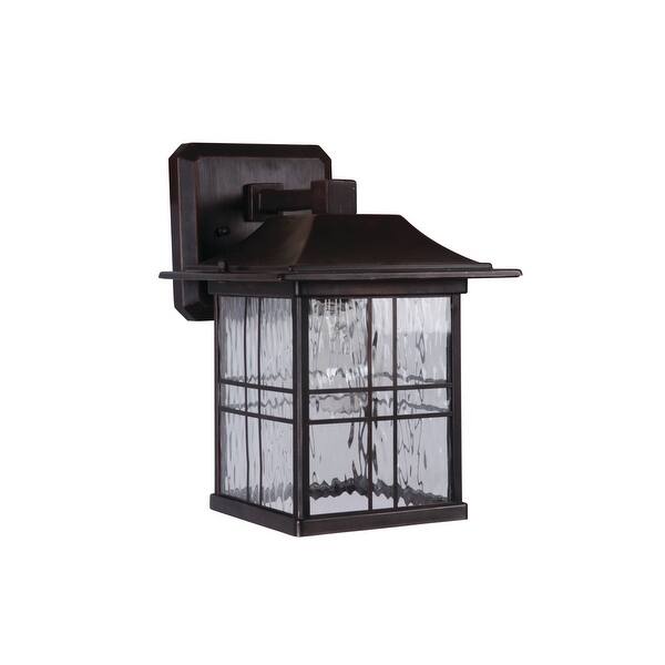 Craftmade Dorset 13-in W Aged Bronze Outdoor Flush Mount Light Craftmade Dorset 13-in W Aged Bronze Outdoor Flush Mount Light