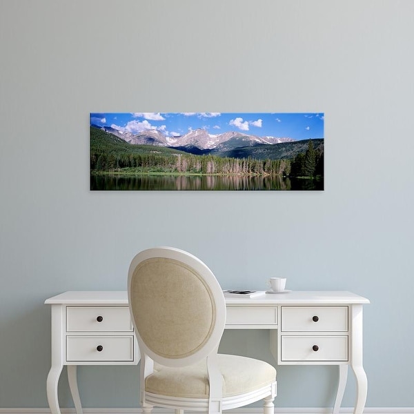 Easy Art Prints Panoramic Images S Sprague Lake Rocky Mountain National Park Co Premium Canvas Art