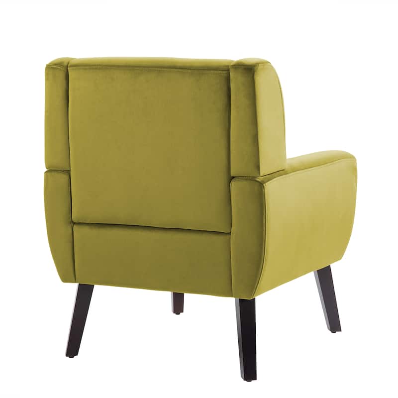 Modern Accent Chair Velvet Armchair - 28.9"W x 35.1"H x 29.5"D