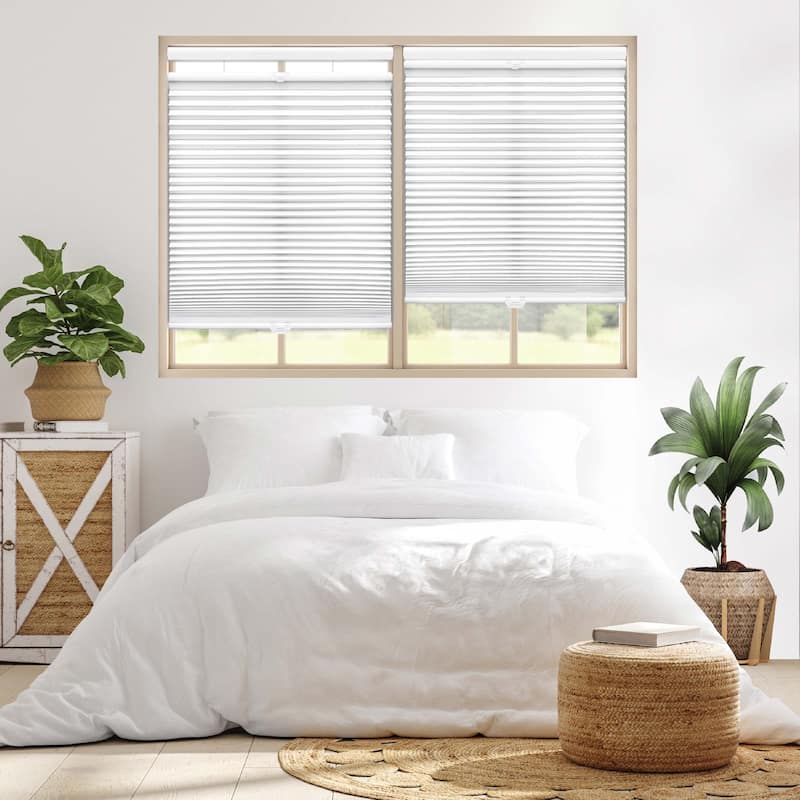 64-inch White Light-filtering Top Down/Bottom Up Shade