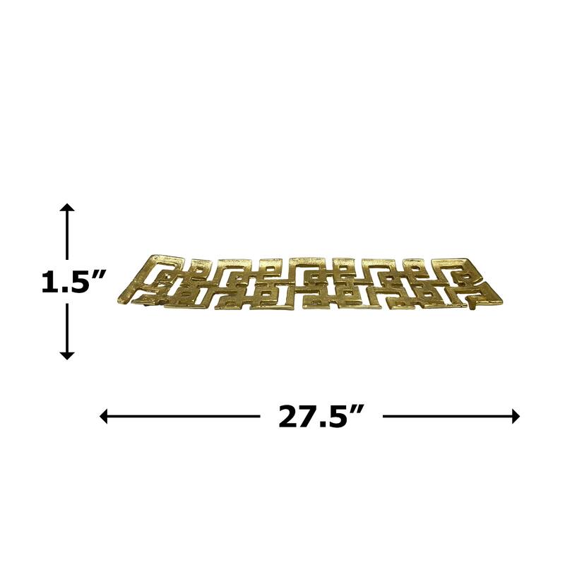 Decorative Handmade Aluminum Modern Tray