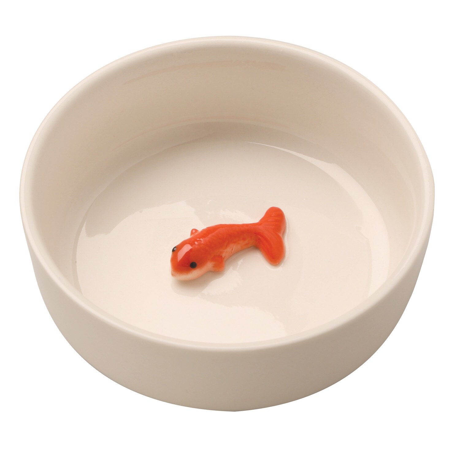 toy goldfish in bowl