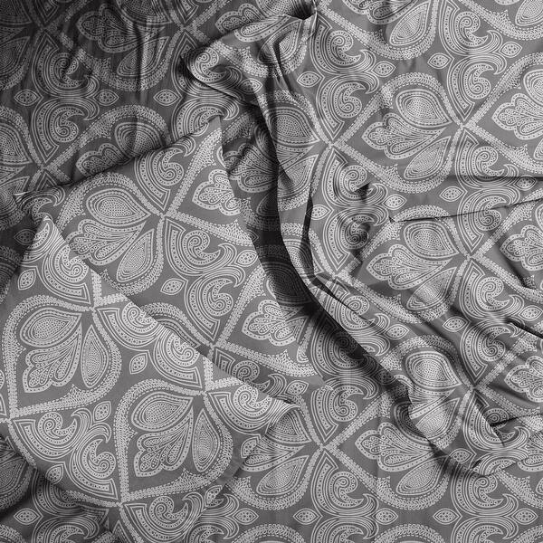 Deep Pocket Bed Sheet 6 Piece Set 1800 Series Egyptian Comfort Paisley Sheet Set Deep Pocket Bed Sheet 6 Piece Set 1800 Series Egyptian Comfort Paisley Sheet Set