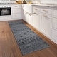 preview thumbnail 8 of 49, Indoor/ Outdoor Addison Yuma Geometric Southwest Washable Rug 2'3" x 7'6" - Gray