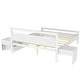 preview thumbnail 40 of 62, Platform Bed with Headboard and Storage Drawers & 2 Bedside Tables, Bedroom Wood Bed Frame for Kids Teens Girls Boys