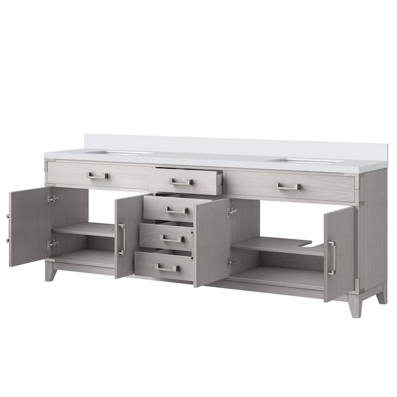 Laurel Bath Vanity with Quartz Top and Sink