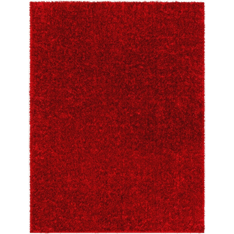 Livabliss Cloudy Vibrant Solid Plush Area Rug