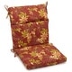 preview thumbnail 6 of 12, 20-inch by 42-inch Three-section Outdoor Seat/Back Chair Cushion Passion Ruby