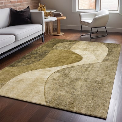 Premium Washable Super Soft Abstract Glam Mayfield Rug